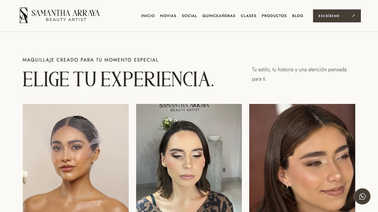 Samantha Arraya · Segunda sección interior