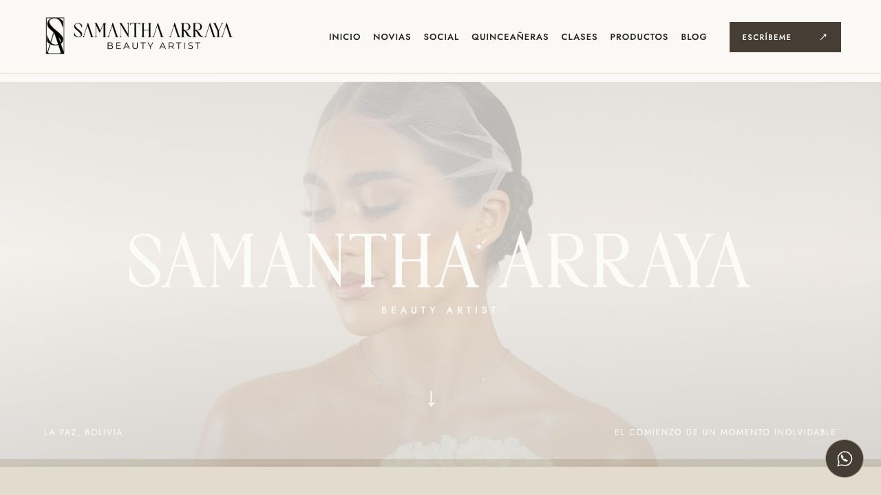 Samantha Arraya · Portada