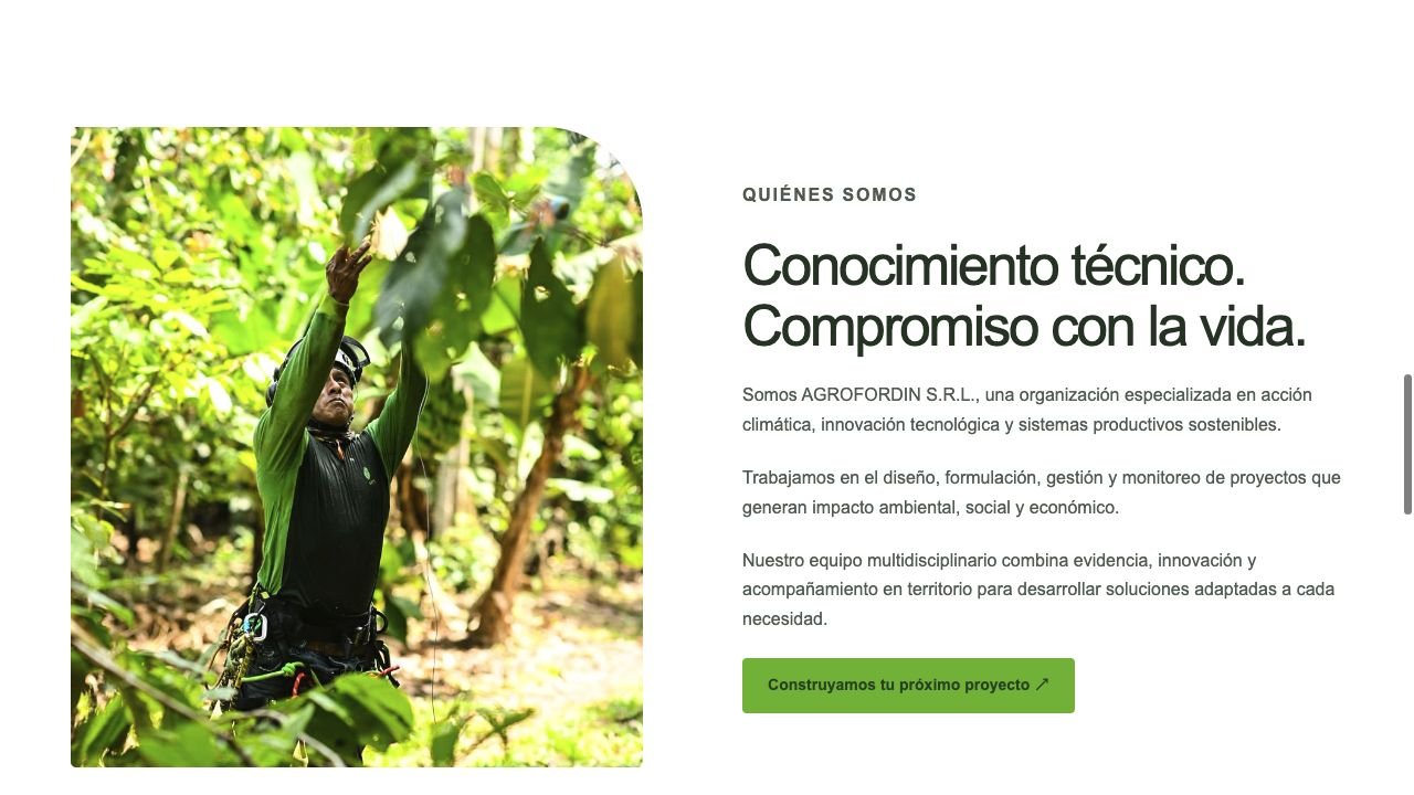 Agrofordin · Segunda sección interior