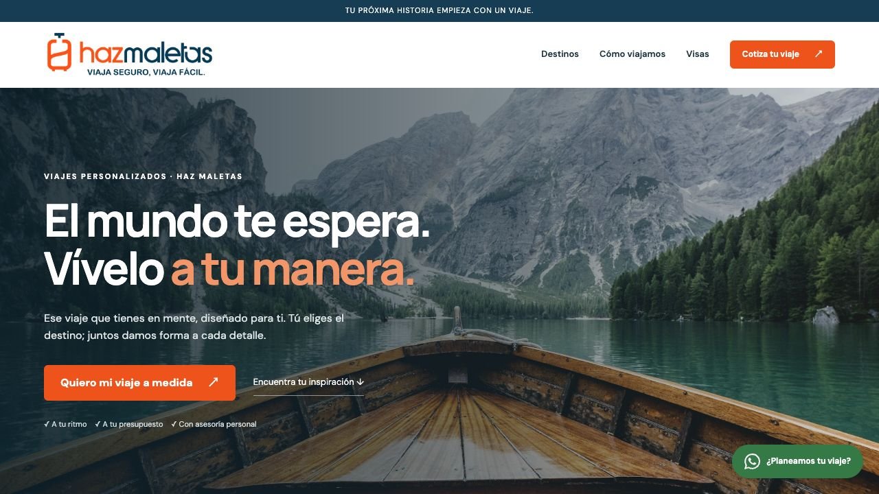 Haz Maletas · Portada