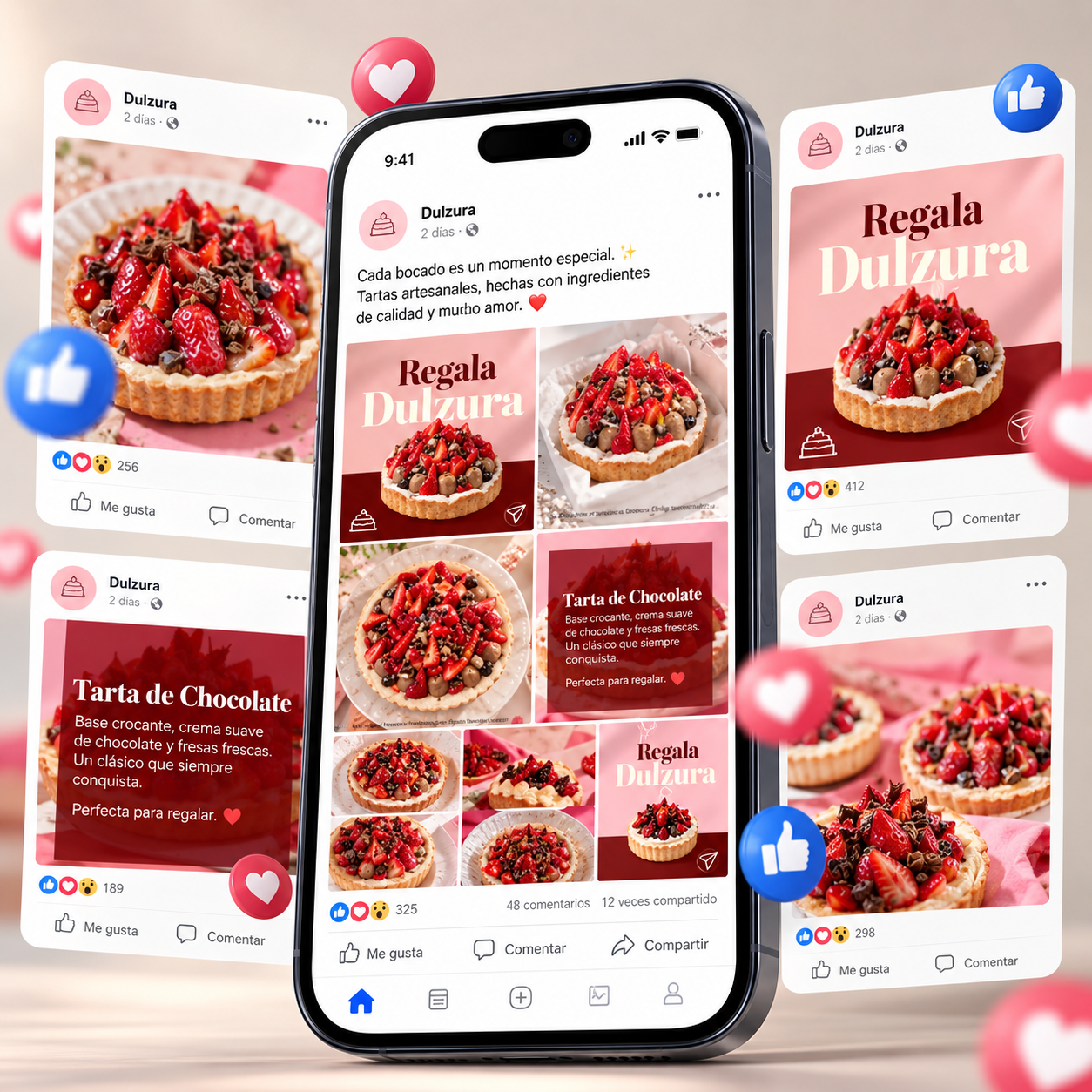Contenido visual para tu marca — Presentación de contenido gastronómico